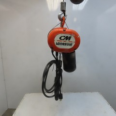 Cm Lodestar Model A 1/8 Ton Electric Chain Hoist 10′ Lift 32FPM 115V 1Ph