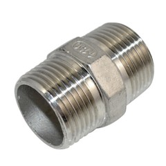 1″ 1 inch in Male Pipe Fitting Hex Nipple NPT Stainless Steel SS304 connector
