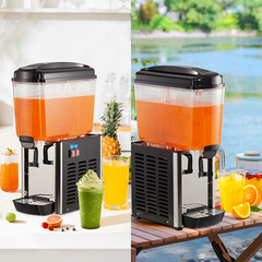 4.8 Gal Commercial Drink Dispenser,Slushy Machine Beverage Cooler for Restaurant