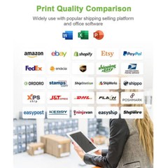 500Labels/Stack 4″ x 6″ Fanfold Direct Thermal Shipping Labels for Zebra & Rollo
