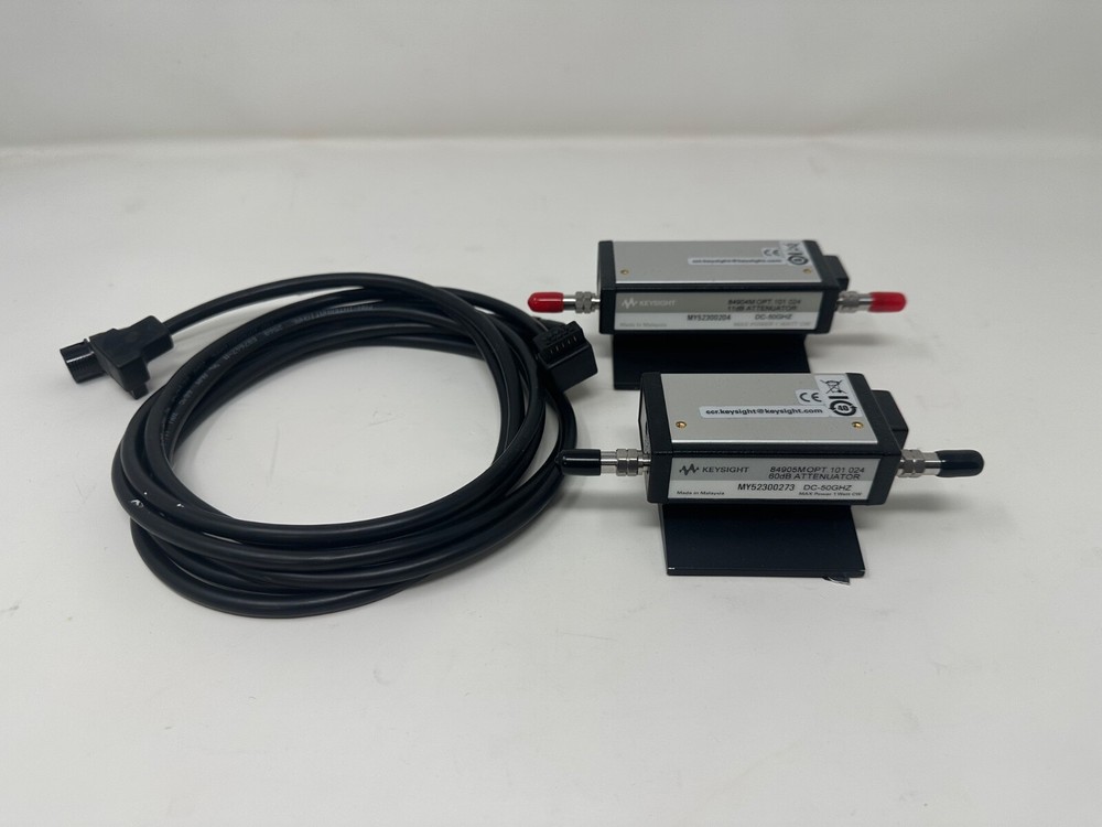 Agilent HP Keysight 84905M-024-101 Step Attenuator, 60 dB, DC-50GHz 2.4mm Female