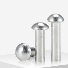 Solid Aluminium Dome Head Round Rivets DIN 660 2mm 2.5mm 3mm 4mm 5mm 6mm 8mm