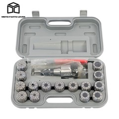 For Milling Machine, Lathe 1/8-1 Inch 15* Set R8 Shank Chuck Tools ER40 Collet