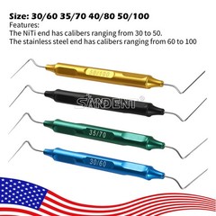 Nickel-Titanium Endo Pluggers – Vertical Condensation Tips for Root Canal 4Color