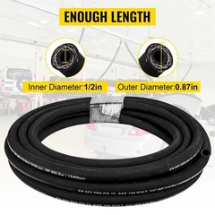 Hydraulic Hose 100ft Coiled Hydraulic Hose 1/2″ SAE W.P. PSI4000 R2 Steel