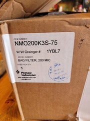 Pentair/Pentek NMO200K3S-75 Filter Bag,Mesh,Nylon,20 Gpm,200M,Pk20 1YBL7