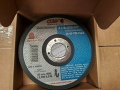 CGW Abrasives 45010 4-1/2 x .035 x 7/8 ZA60 TBF T-1, Qty.25