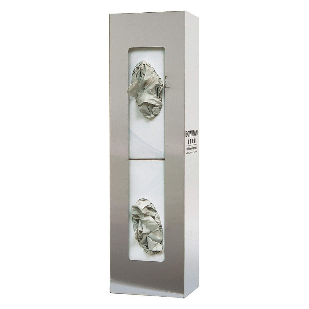 BOWMAN DISPENSERS GS-108 Glove Box Dispenser,2 Boxes 34GF04