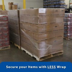 18″ x 1500′ 80 Gauge 4 Rolls Pallet Wrap Stretch Film Hand Shrink Wrap 1500FT