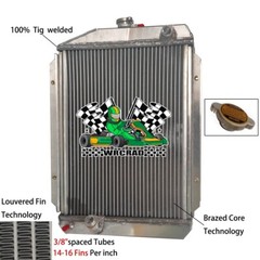 Aluminum Tractor Cooling Radiator For John Deere 950 OE#CH19296 17″ High Core