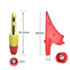 Multimeter Test Leads Kit 6PCS with Alligator Crocodile Clip Wire Piercing Probe
