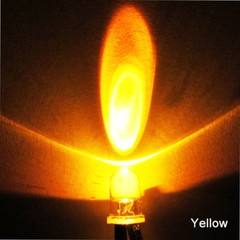 70 × Mixed 7 Colors LED Light Round 3mm 5mm free Resistor for 5V 9V 12V 24V Kit