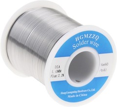 1lb Rosin Core Solder Wire – 60/40 Tin Lead 0.039inch for Effortless Soldering