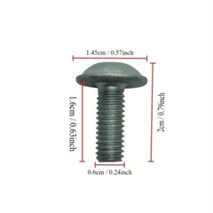 20 x New Mercedes T30 Torx Bolt/Screw M6x1.00x16mm Grade 8.8 N000000001476