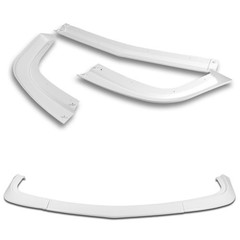Front Bumper Lip Spoiler ABS Painted White 2015-2023 Dodge Challenger SXT