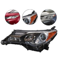 2013-2015 Toyota RAV4 Halogen Headlight Assembly Set Left Driver Side