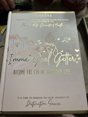 Plouise Imma Goal Getter Illustrated Guided Blank Diary Journal Book