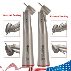 Dental 1:4.2 45° Fiber Optic Contra Angle Electric Surgical Handpiece For NSK US