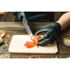 Advance Black Vinyl Gloves Power Free , Case Of 1000 PCs Small 5 Mil