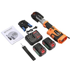 Pro Press Tool Pipe Crimping Kit Press Tool Battery Kit Fit 1/2″ 3/4″ 1″ Copper