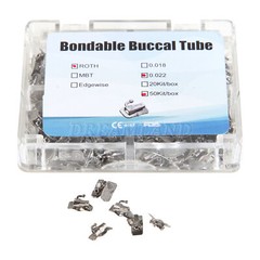 Dental Bondable Non-Convertible Single Roth 022 Buccal Tube FDA CE