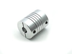US Stock 8×12.7mm 1/2″ Flexible Shaft Coupling Stepper Motor Coupler D25 L30