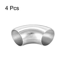 4pcs Stainless Steel 304 Pipe Fitting 90 Degree Elbow Butt-Weld 1-1/2″OD 1.5mm T