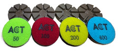 3″ 50 Grit Semi-Metal Diamond Polishing Pads – Concrete (Set-9)