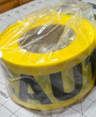 1 Roll C.H. Hanson 3″ x 500ft CAUTION Barrier Tape CT25M3500
