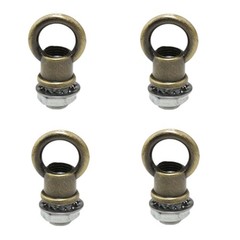 Meuey Lyot Light Fixture Hooks Ring Nut Lifting Ring Nut Eye Nuts Lamp Nut M1…