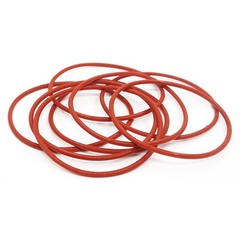 1mm Cross Section O Rings VMQ Silicone Food Grade 3mm-44mm ID (+200℃ / -35℃)