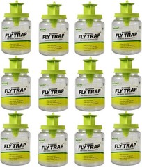 RESCUE! Outdoor Fly Trap – Reusable – 12 Traps Unit Count 12.0 Count