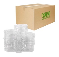 Eco-Products Compostable World Art Soup Container Lids, Case of 1000, Fits 8-…