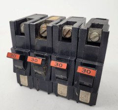 (Lot of 4) NA130 Federal Pacific 30 Amp Circuit Breaker *NEXT DAY OPTION*