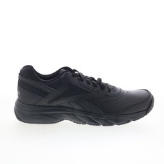 Reebok Work N Cushion 4.0 Mens Black Leather Lace Up Work & Safety Shoes