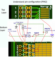 4pcs TSSOP 0.5mm VSOP VSSOP STRIPBOARD Adaptor PCB Breakout MSOP QSOP MSSOP TSOP