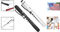 Revolutionary 200 Lumen LED Penlight Set with Ruler for Medical Professionals
