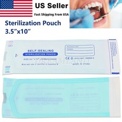 UP to 2000 3.5″ x 10″ Self-Sealing Sterilization Pouch Sterilizer Bag Autoclave