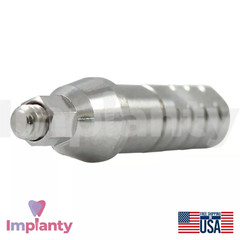 GDT Straight Shoulder Dental Prosthetic Ø3mm Slim Platform Int Hex 2.0mm