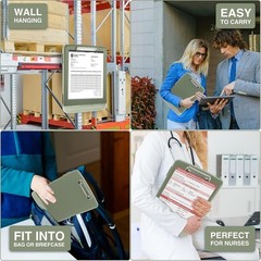 Contemporary Storage Clipboard with Pen Holder – Perfect for School & Office