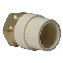 10 Pcs. 3/4″ Female NPT x 3/4″ CPVC Adapter, Lead Free, 3/4″ CPVC Female Adapter