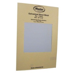 24 In. X 36 In. Galvanized Steel Flat Sheet | Gauge Metal Inch Fitting Durable