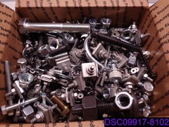 59 lbs: MIXED LOT OF BOLTS, NUTS, WASHERS & LOCK WASHERS, many types and styles