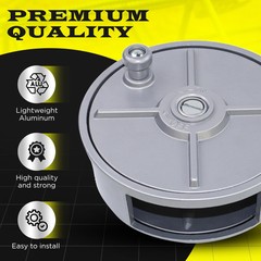 6″ Aluminum Tie Wire Reel Coil Uncoil Cord Holder Lightweight High Quality!