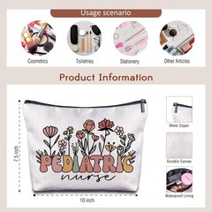 Pediatric Nurse Cosmetic Bag – Appreciation Gift for Birthdays, Nurses Day, G…