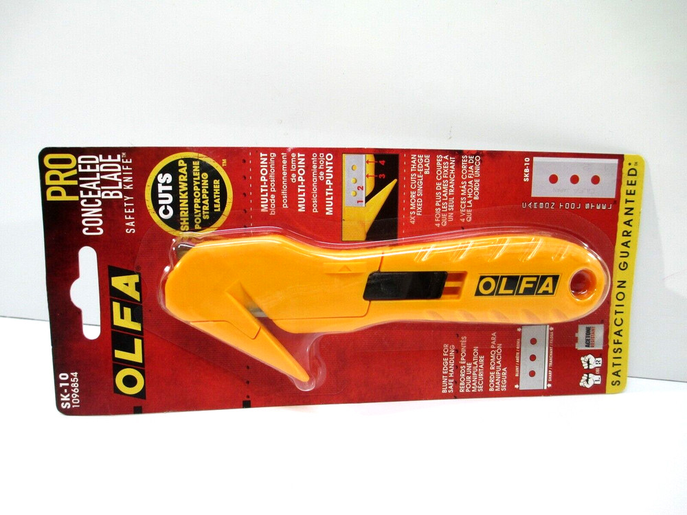 OLFA SK-10 CONCEALED BLADE SAFETY KNIFE 6 1/4″ OVERALL LENGTH PACK OF 1