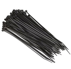 1000 PCS 4″ Black Cable Wire Tie 18 Lbs Zip Nylon SALE Secure Fastening Tool