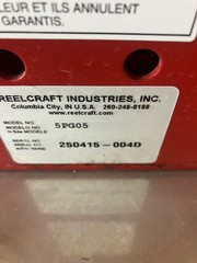 Reelcraft 5PG05 3/4 X 50ft. Spring Return Hose Reel