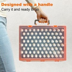 Model Paint Organizer Pigment Bottle Storage Suitcase Holds 88pcs Bottles