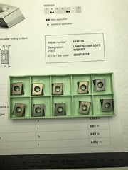 WALTER LNHU160708R-L55T WSM35S 10pcs Carbide Inserts NEW/OLD STOCK